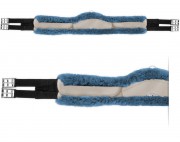 Sangle longue asymétrique SLIM-LINE en cuir, doublée mouton-personnalisable - Mattes