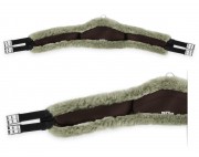 Sangle longue athletico SLIM-LINE en cuir, doublée mouton-personnalisable - Mattes