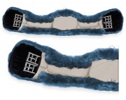 Sangle courte Demi-Lune SLIM-LINE en cuir, doublée mouton-personnalisable - Mattes