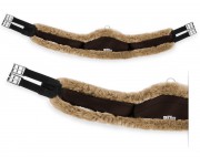 Sangle longue Demi-Lune SLIM-LINE en cuir, doublée mouton-personnalisable - Mattes